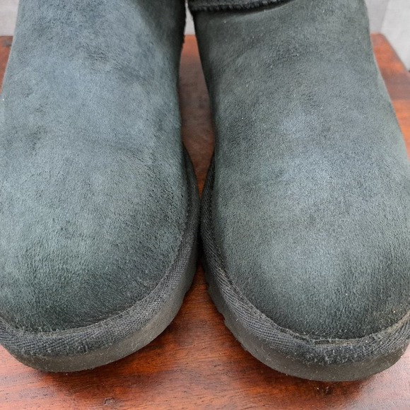UGG Classic Tall II Boot 1016224 Women's 9 Black Twinface Winter Shearling Lined - Picture 12 of 13